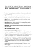 PSYC 2000 DANIEL CAPRON- LSU FINAL CERTIFICATION SCRIPT 2026 QUESTIONS WITH SOLUTIONS GRADED A&plus;