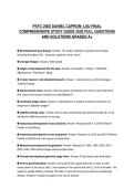 PSYC 2000 DANIEL CAPRON- LSU FINAL COMPREHENSIVE STUDY GUIDE 2026 FULL QUESTIONS AND SOLUTIONS GRADED A&plus;