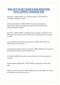 WGU D075 STUDY GUIDE EXAM QUESTIONS WITH CORRECT ANSWERS 2026
