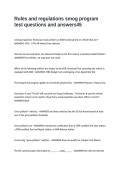 Rules and regulations smog program test questions and answers