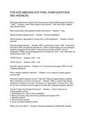 PCB 4233 IMMUNOLOGY FINAL EXAM QUESTONS AND ANSWERS