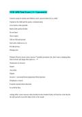 NUR 3490 Final Exam &vert;&vert; A&plus; Guaranteed&period;