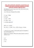 BIOL 3100 YAMPOLSKY CHAPTER 1-4 QUESTIONS AND  CORRECT DETAILED ANSWERS &lpar;VERIFIED ANSWERS&rpar;  &vert;ALREADY GRADED A&plus;&vert;&vert;BRAND NEW&excl;&excl;