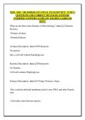 BIOL 3100 - MICROBIOLOGY FINAL EXAM REVIEW- TURCO  QUESTIONS AND CORRECT DETAILED ANSWERS  &lpar;VERIFIED ANSWERS&rpar; &vert;ALREADY GRADED A&plus;&vert;&vert;BRAND  NEW&excl;&excl;