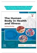 Test Bank For The Human Body in Health and Illness &ndash; 8th Edition by Barbara Herlihy &vert; Complete Test Bank with Questions And Verified Answers Accompanied With Rationales And Case Study&period;