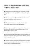 PERIOP 101 FINAL EXAM FINAL SCRIPT 2026 COMPLETE SOLUTION SET