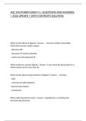 HSC 343 PHARM EXAM 3 &vert; QUESTIONS AND ANSWERS &vert; 2026 UPDATE &vert; WITH COMPLETE SOLUTION