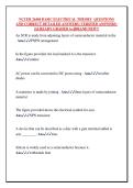 NCCER 26404 BASIC ELECTRICAL THEORY QUESTIONS  AND CORRECT DETAILED ANSWERS &lpar;VERIFIED ANSWERS&rpar;  &vert;ALREADY GRADED A&plus;&vert;&vert;BRAND NEW&excl;&excl;