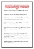 ELE404 MODULE 2 - BIPOLAR JUNCTION TRANSISTORS  &lpar;BJTS&rpar; QUESTIONS AND CORRECT DETAILED ANSWERS  &lpar;VERIFIED ANSWERS&rpar; &vert;ALREADY GRADED A&plus;&vert;&vert;BRAND  NEW&excl;&excl;