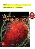 Test Bank for Organic Chemistry&comma; 4th Edition&comma; Janice Gorzynski Smith
