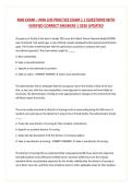 NAB EXAM &ndash; NHA LOS PRACTICE EXAM 1 &vert; QUESTIONS WITH VERIFIED CORRECT ANSWERS &vert; 2026 UPDATED