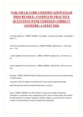 NAB&comma; NHA & CORE CERTIFICATION EXAM PREP BUNDLE &vert; COMPLETE PRACTICE QUESTIONS WITH VERIFIED CORRECT ANSWERS &vert; LATEST 2026