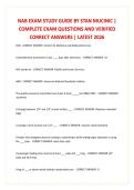 NAB EXAM STUDY GUIDE BY STAN MUCINIC &vert; COMPLETE EXAM QUESTIONS AND VERIFIED CORRECT ANSWERS &vert; LATEST 2026