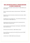 NAB &ndash; NHA PRACTICE EXAM &num;2 &vert; VERIFIED QUESTIONS & CORRECT ANSWERS 2026