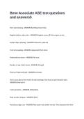 Bmw Associate ASE test questions and answers