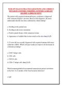 NURS 497 EXAM &num;1 PRACTICE QUESTIONS AND CORRECT  DETAILED ANSWERS &lpar;VERIFIED ANSWERS&rpar; &vert;ALREADY  GRADED A&plus;&vert;&vert;BRAND NEW&excl;&excl;