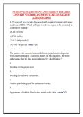 NURS 497 QUIZ QUESTIONS AND CORRECT DETAILED  ANSWERS &lpar;VERIFIED ANSWERS&rpar; &vert;ALREADY GRADED  A&plus;&vert;&vert;BRAND NEW&excl;&excl;