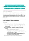 NR599 MIDTERM STUDY GUIDE&colon; INFORMATICS 2026 VERSION &vert; Chamberlain College of Nursing &vert; Comprehensive Review for Exam Success &vert; Pass Guaranteed - A&plus; Graded