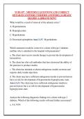 Bundle&colon;NURS 497 Advanced Medical-Surgical Nursing&colon; Comprehensive Study Guide & Exam Prep &lpar;A&plus; Verified&rpar;