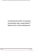 Ebersole and Hess Gerontological Nursing Healthy Aging Canadian Edition 5th Edition by Theris A&period; Touhy Test Bank Complete Study Resource&period; Updated Latest 2025&ndash;2026 Comprehensive Exam Preparation Guide for Gerontological Nursing Students&period; Essential Question