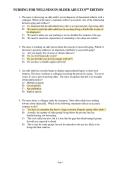 Nursing for Wellness in Older Adults 8th Edition Test Bank Complete Exam Study Resource&period; Updated Latest 2025&ndash;2026 Comprehensive Practice Questions for Gerontological Nursing Students&period; Essential Preparation Guide for Elderly Care and Aging Health Courses&period;
