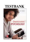 Test Bank for Understanding Psychology&comma; 15th Edition&comma; Robert S&period; Feldman