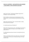 NURS 344&colon; MIDTERM &vert; 168 QUESTIONS AND ANSWERS &vert; 2026 UPDATE &vert; WITH COMPLETE SOLUTION
