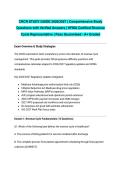CRCR STUDY GUIDE 2026&sol;2027 &vert; Comprehensive Study Questions with Verified Answers &vert; HFMA Certified Revenue Cycle Representative &vert; Pass Guaranteed - A&plus; Graded
