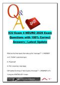 ICU Neuro Exam Practice Questions &lpar;100&rpar; &ndash; SAH&comma; ICP Management&comma; Vasospasm &vert; NURS 410 Critical Care Neurology