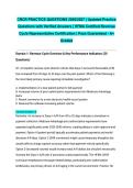 CRCR PRACTICE QUESTIONS 2026&sol;2027 &vert; Updated Practice Questions with Verified Answers &vert; HFMA Certified Revenue Cycle Representative Certification &vert; Pass Guaranteed - A&plus; Graded