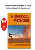 Solution Manual &ndash; Numerical Methods for Engineers 8th Edition by Steven C&period; Chapra &lpar;2020&rpar; &vert;  All 31 Chapters &vert; Instant PDF Download