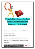 Virginia State Vehicle Inspection Exam 2026 &ndash; 120 Questions and Answers on Inspection Laws&comma; Brake Testing and Inspection Procedures