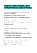 PTCB CSPT STUDY GUIDE 2026 ACTUAL QUESTIONS WITH SOLUTIONS GRADED A&plus;