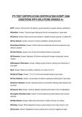 PTI TEST CERTIFICATION CERTIFICATION SCRIPT 2026 QUESTIONS WITH SOLUTIONS GRADED A&plus;
