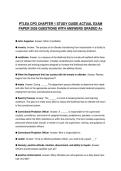 PTLEA CPO CHAPTER 1 STUDY GUIDE ACTUAL EXAM PAPER 2026 QUESTIONS WITH ANSWERS GRADED A&plus;