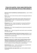 PTLEA CPO CHAPTER 1 STUDY GUIDE CERTIFICATION SCRIPT 2026 QUESTIONS WITH SOLUTIONS GRADED A&plus;
