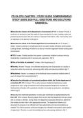 PTLEA CPO CHAPTER 1 STUDY GUIDE COMPREHENSIVE STUDY GUIDE 2026 FULL QUESTIONS AND SOLUTIONS GRADED A&plus;