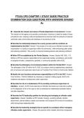 PTLEA CPO CHAPTER 1 STUDY GUIDE PRACTICE EXAMINATION 2026 QUESTIONS WITH ANSWERS GRADED A&plus;