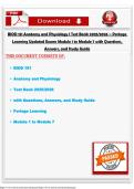 BIOD 151 Anatomy & Physiology I Test Bank 2025&ndash;2026 &vert; Portage Learning &vert; Modules 1&ndash;7 &vert; Questions&comma; Answers & Study Guide &vert; Verified A&plus;