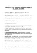 QASP-S CERTIFICATION SCRIPT 2026 QUESTIONS WITH SOLUTIONS GRADED A&plus;