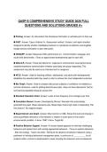 QASP-S COMPREHENSIVE STUDY GUIDE 2026 FULL QUESTIONS AND SOLUTIONS GRADED A&plus;
