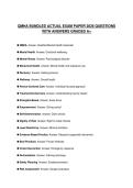 QMHA BUNDLED ACTUAL EXAM PAPER 2026 QUESTIONS WITH ANSWERS GRADED A&plus;