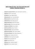 QMHA BUNDLED FINAL TEST 2026 QUESTIONS WITH CORRECT ANSWERS GRADED A&plus;
