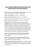 QUALYS VMDR TRAINING CERTIFICATION SCRIPT 2026 QUESTIONS WITH SOLUTIONS GRADED A&plus;