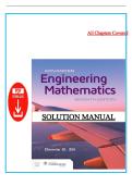Solutions Manual &ndash; Advanced Engineering Mathematics 7th Edition by Zill &lpar;2021&rpar; &vert;  All 16 Chapters &vert; Instant PDF Download