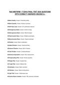RAD MIDTERM 1 TCDHA FINAL TEST 2026 QUESTIONS WITH CORRECT ANSWERS GRADED A&plus;