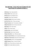 RAD MIDTERM 1 TCDHA PRACTICE EXAMINATION 2026 QUESTIONS WITH ANSWERS GRADED A&plus;