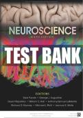 Neuroscience 6th Edition Test Bank by Purves&comma; Chapters 1-34 &vert; Complete Guide A&plus;
