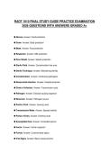 RADT 1010 FINAL STUDY GUIDE PRACTICE EXAMINATION 2026 QUESTIONS WITH ANSWERS GRADED A&plus;