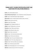 RANGE SAFETY COURSE CERTIFICATION SCRIPT 2026 QUESTIONS WITH SOLUTIONS GRADED A&plus;